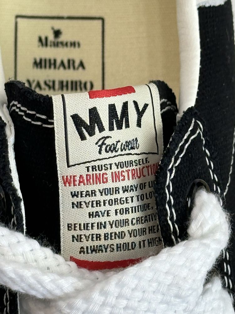 MMY BLAKEY Maison Mihara Yasuhiro чорні кеди кросівки 43 27 27,5 42 28