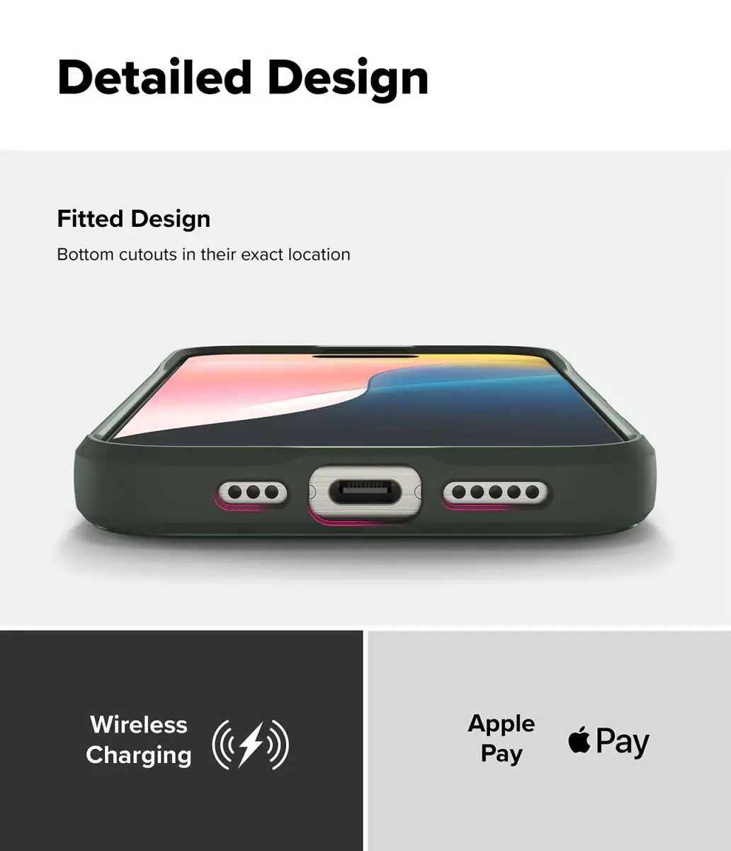 Чехол Ringke Onyx Design для iPhone 16 Pro Max Camo Green