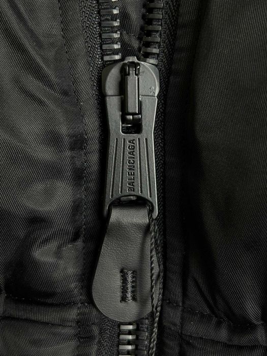 Бомбер Balenciaga черный куртка чорна курточка opium black L M S