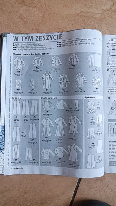 Czasopismo Burda:Duże jest pieknie 2/2007