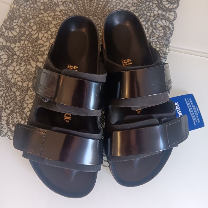 Klapki BIRKENSTOCK Birkenstock Uji Nubuck Leather orginal roz.41
