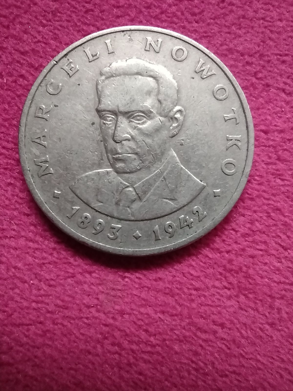 Moneta 20 zł 1976 r. Nowotko bez znaku (1)