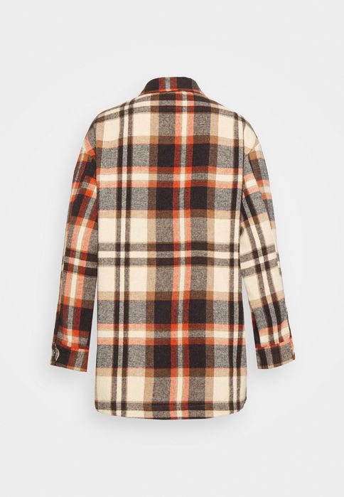 Koszula w kratę gruba flanelowa oversize ONLY r.36