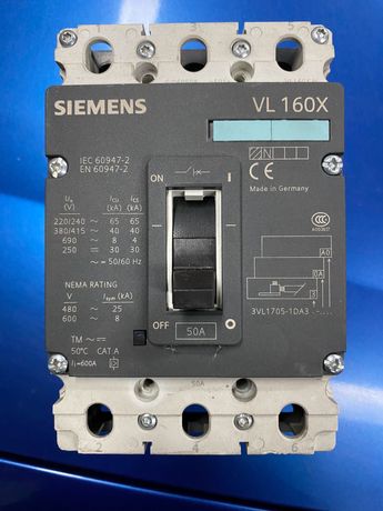 Автомат Siemens VL 1600 50A