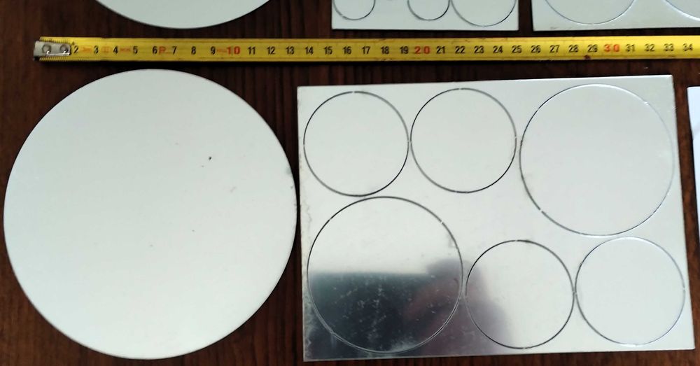 33 Autocolantes Espelhados Decoração Parede Novos