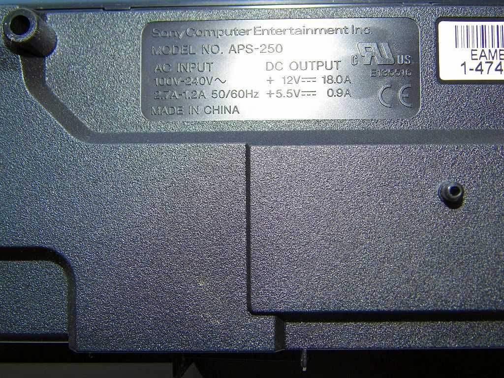 Oryginalny zasilacz do konsoli Sony PS3 Slim APS-250