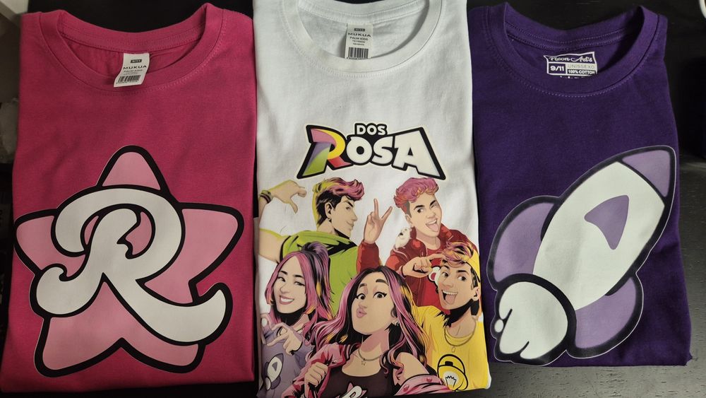 T-shirt Dos Rosa
