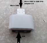 Adapter Micro USB To USB Adapter 2.0 Do telefonów z Androidem