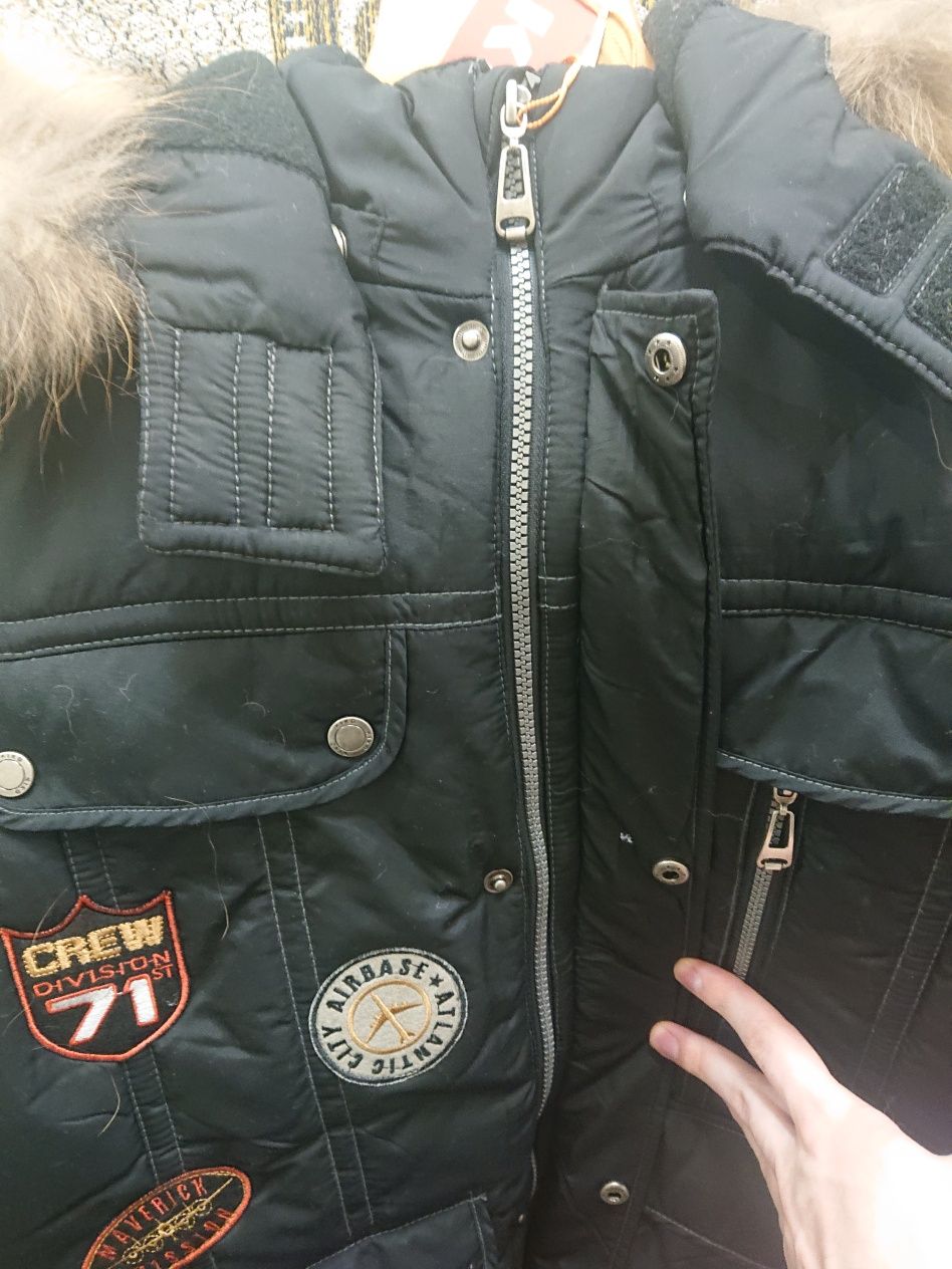 Зимняя куртка kiko 158 см для мальчика 9-13 лет, новая