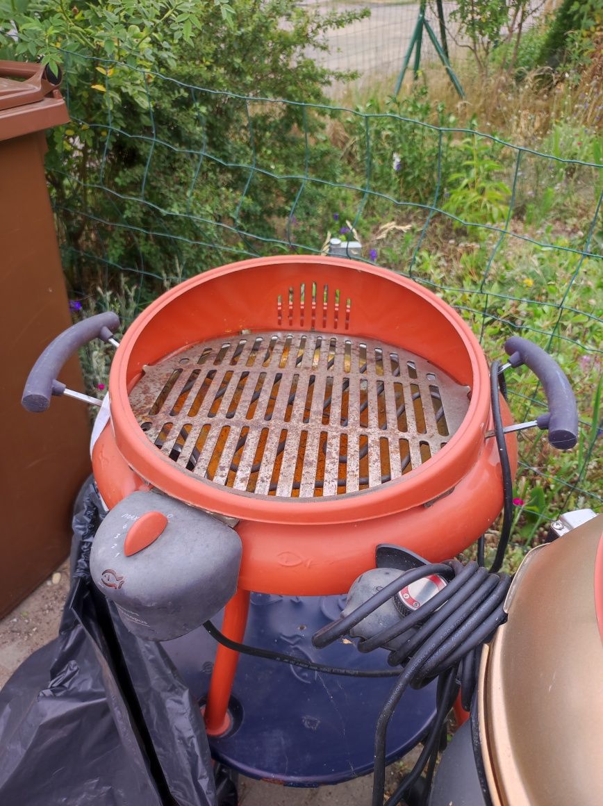 Grill elektryczny i węglowy
