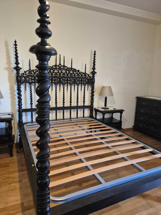 Mobília de quarto antiga estilo Luís XIV