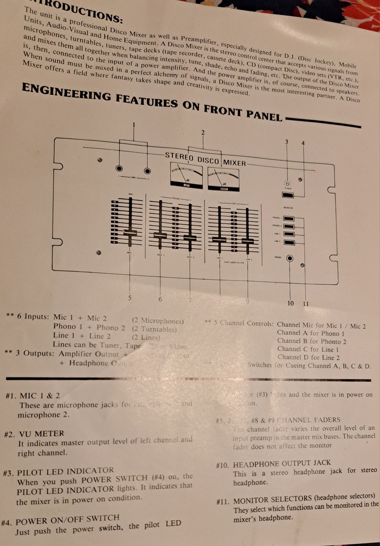 Mesa mistura Stereo analógica RS-1010 DIGITO