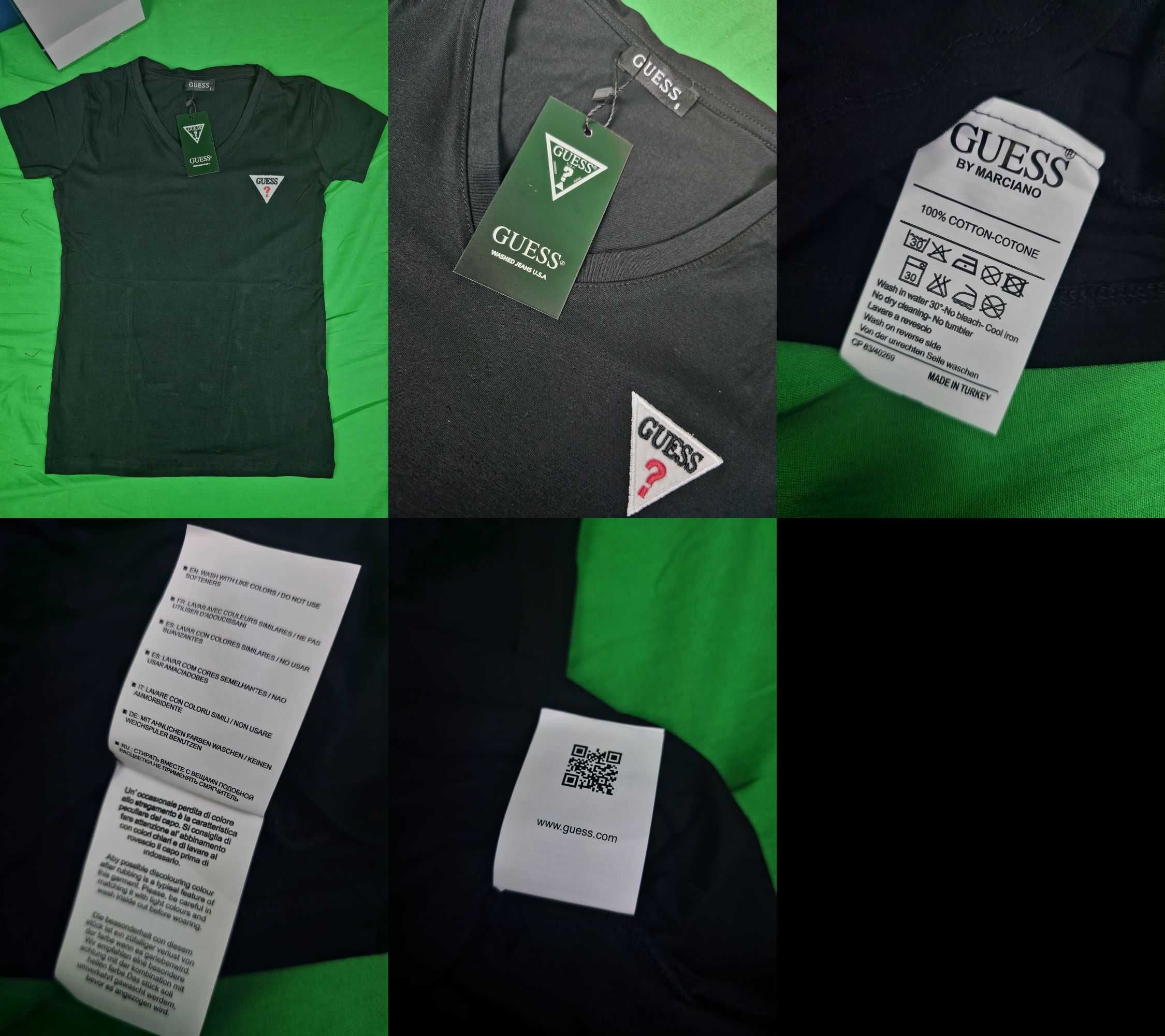 Koszulka Shirt koszulki Karl Guess damskie Ralph w serek Premium