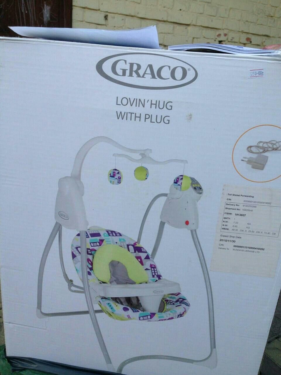 Електронна качеля graco с адаптером