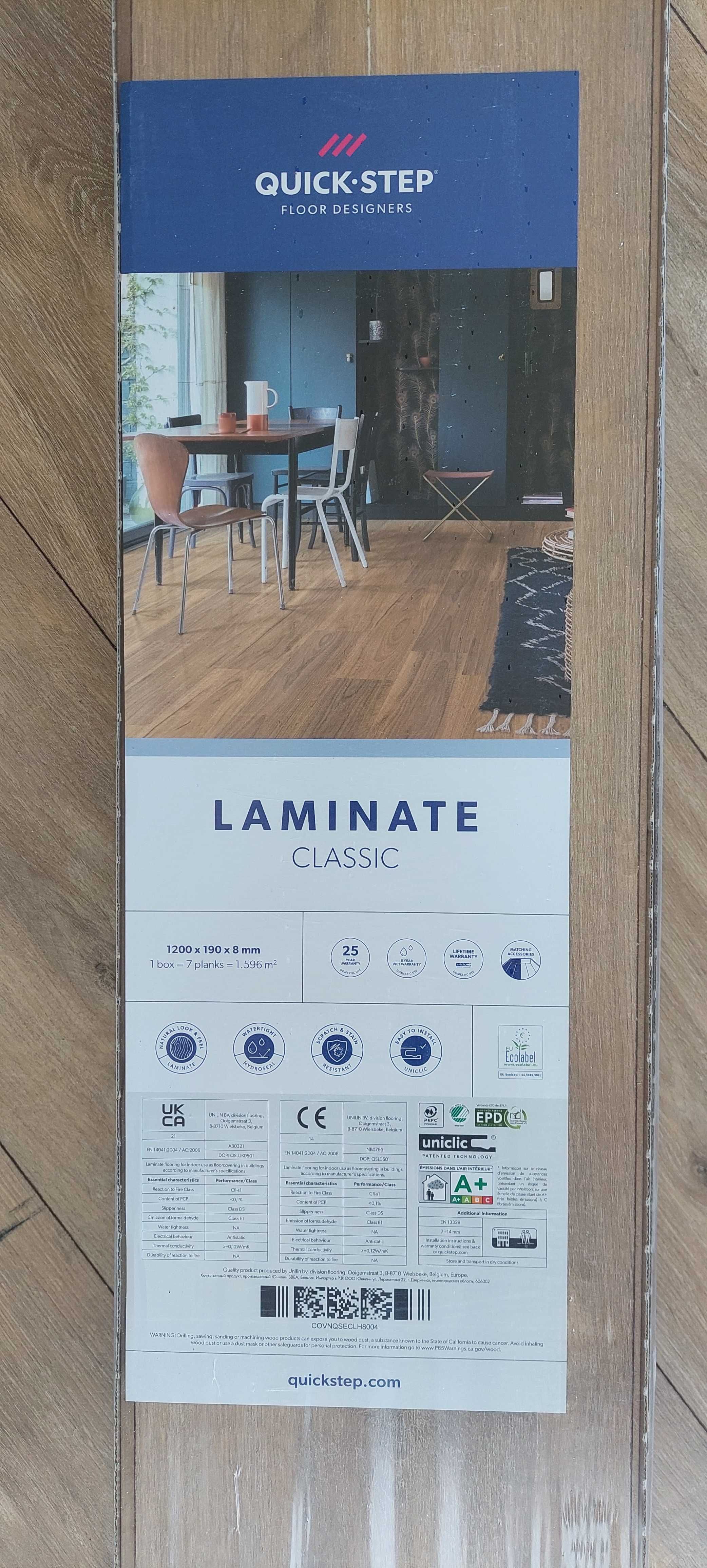 Panele laminowane Quick Step Midnight oak natural, 2 opakowania