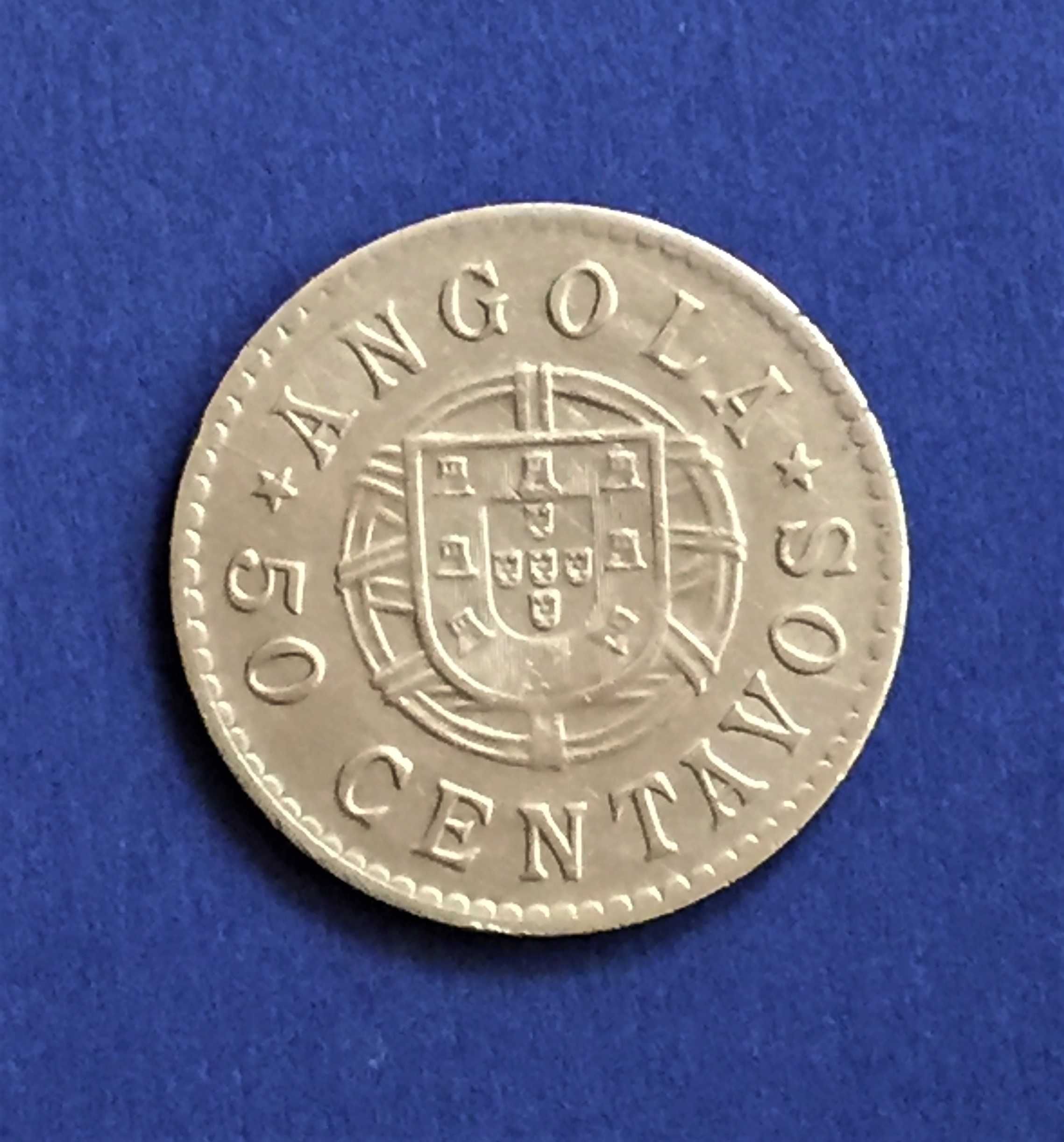 Angola - moeda 50 centavos 1922