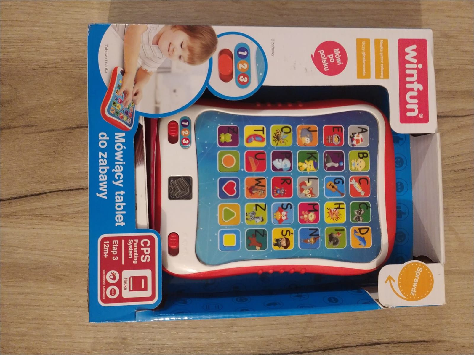 Mówiący tablet do zabawy winfun dla dzieci zabawka prezent
