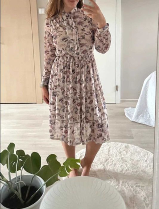 Reserved piekna dluga elegancka sukienka L
