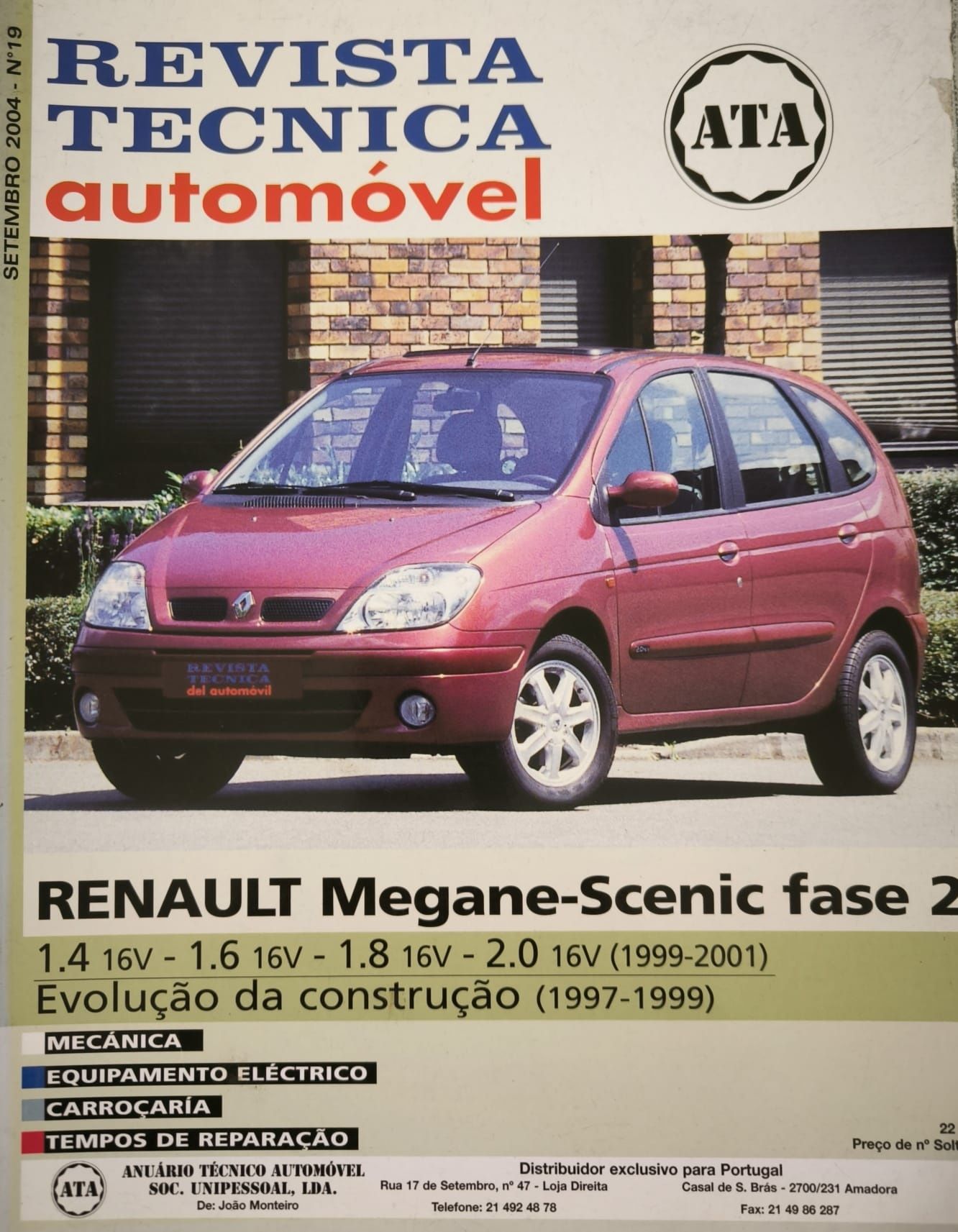 Livro Técnico Renault Scenic
