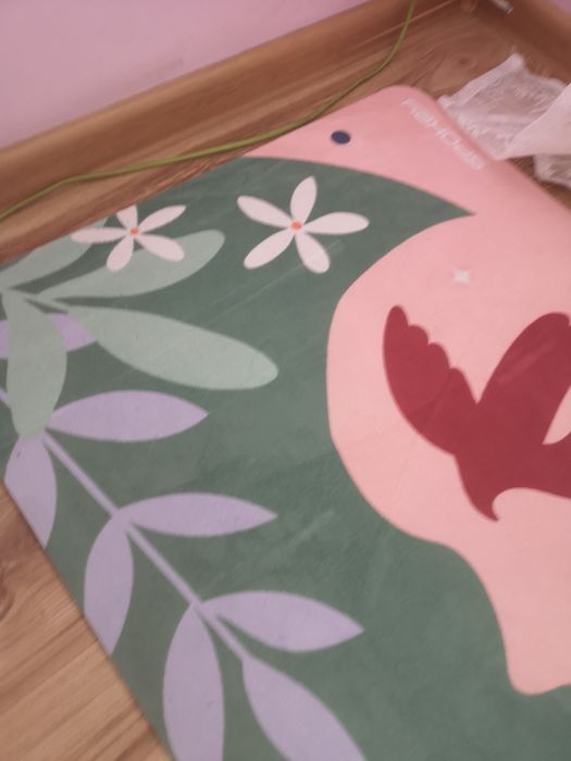 Mata do ćwiczeń Pastelowa różowa mata do jogi kolorowa