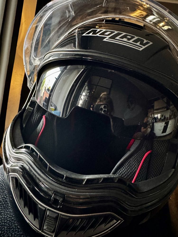 Kask motocyklowy szczekowy Nolan Calssic N-Com czarny S