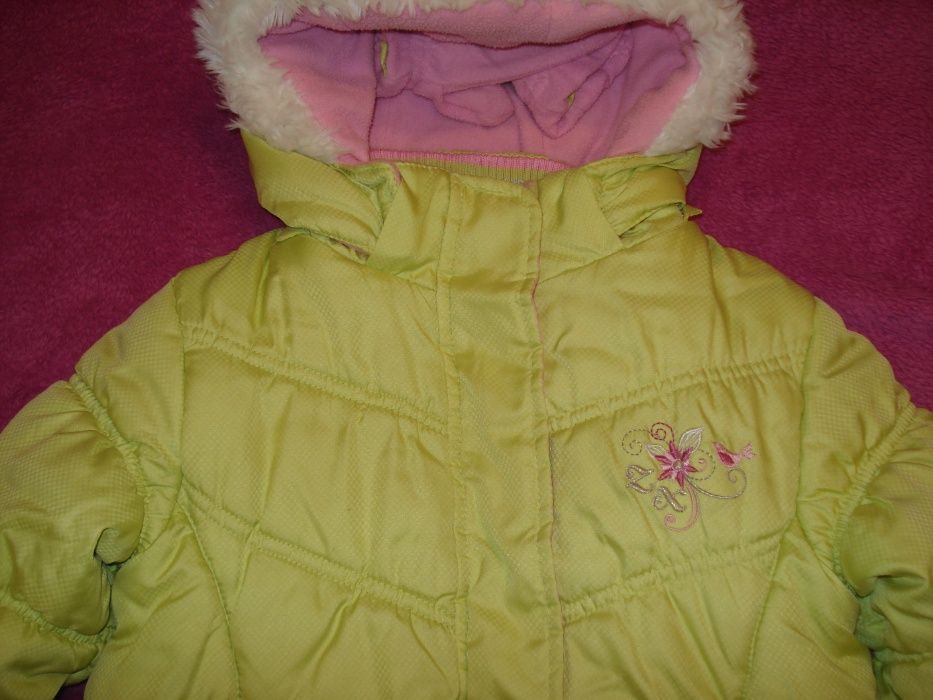 Продам куртку для дівчинки холодна осінь весна еврозима 110рост