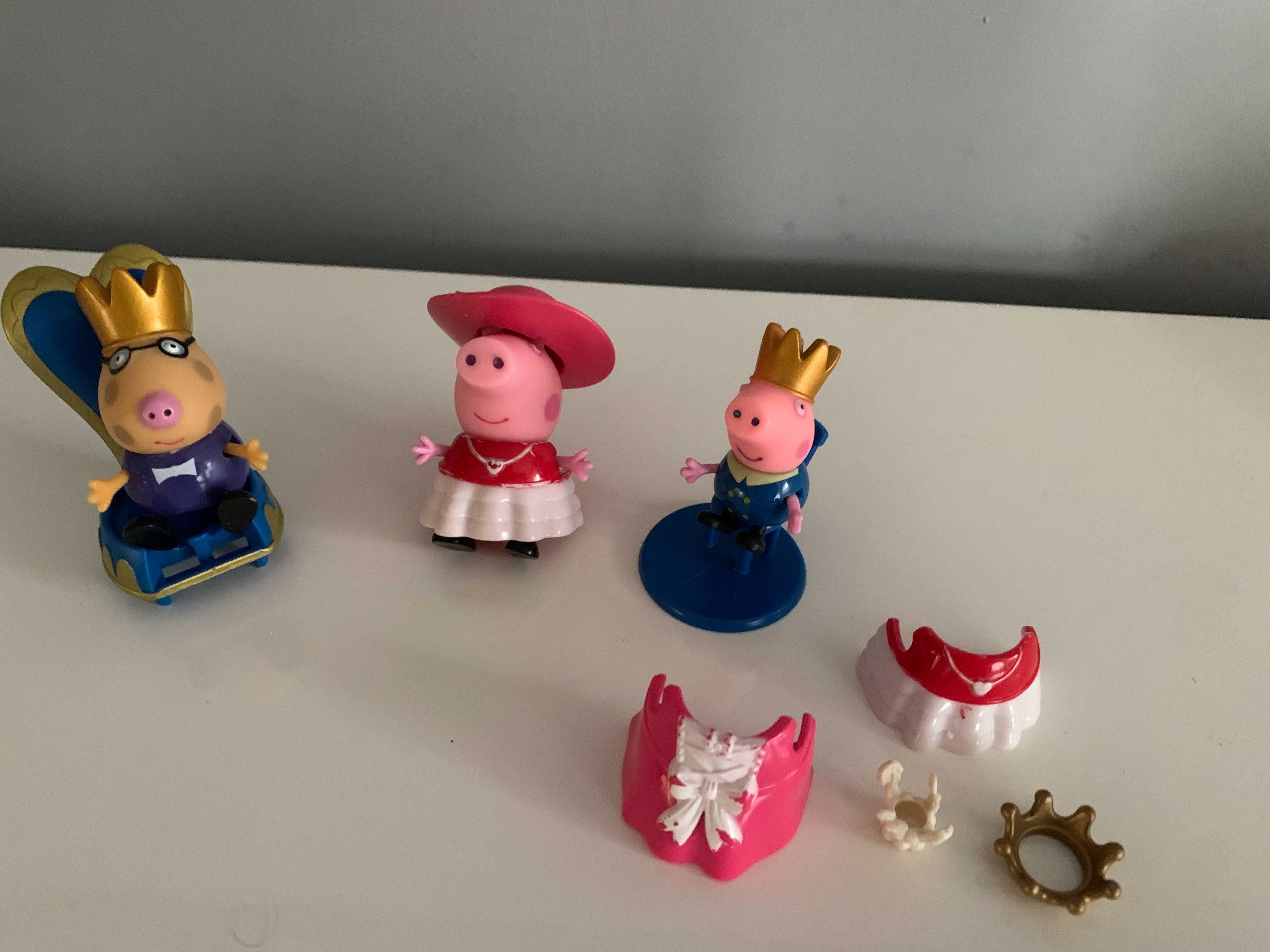 Świnka Peppa figurki zestaw królewski