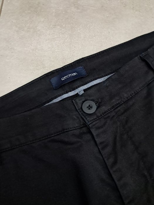 Spodnie eleganckie Recman czarne r. XXL