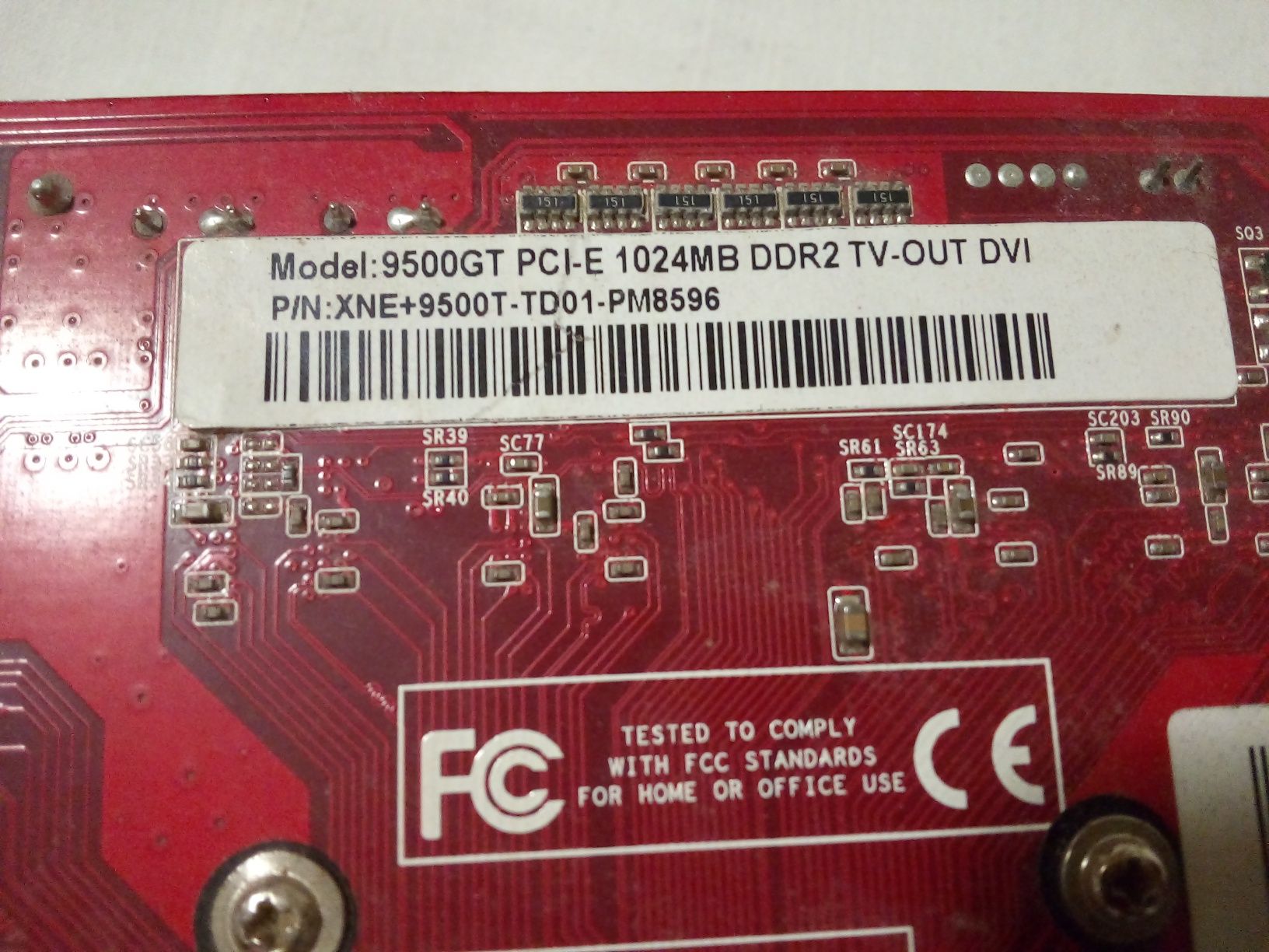 Видеокарта к ПК 9500GT PCI-E 1024 MB DDR2