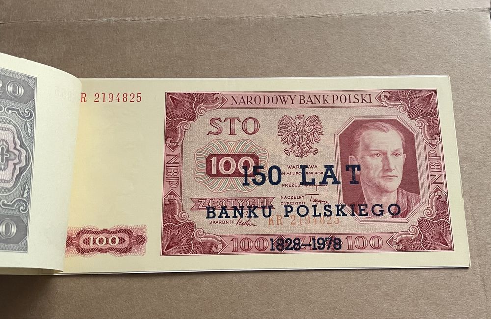 Banknoty 1948r 20zl 100zl.