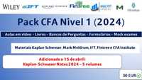Pack CFA Nível 1 (2024): Inclui Kaplan-Schweser Premium