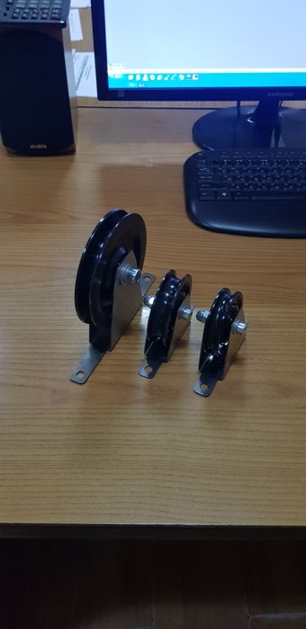 Ролики для тросов, троси рiзних дiаметрiв