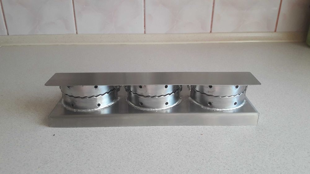 pierogarka 3 pozycyjna, stalowa do ręcznego klejenia pierogów