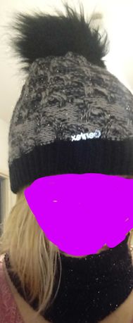 Nowy komplet damski czapka komin kolekcja zimowa
