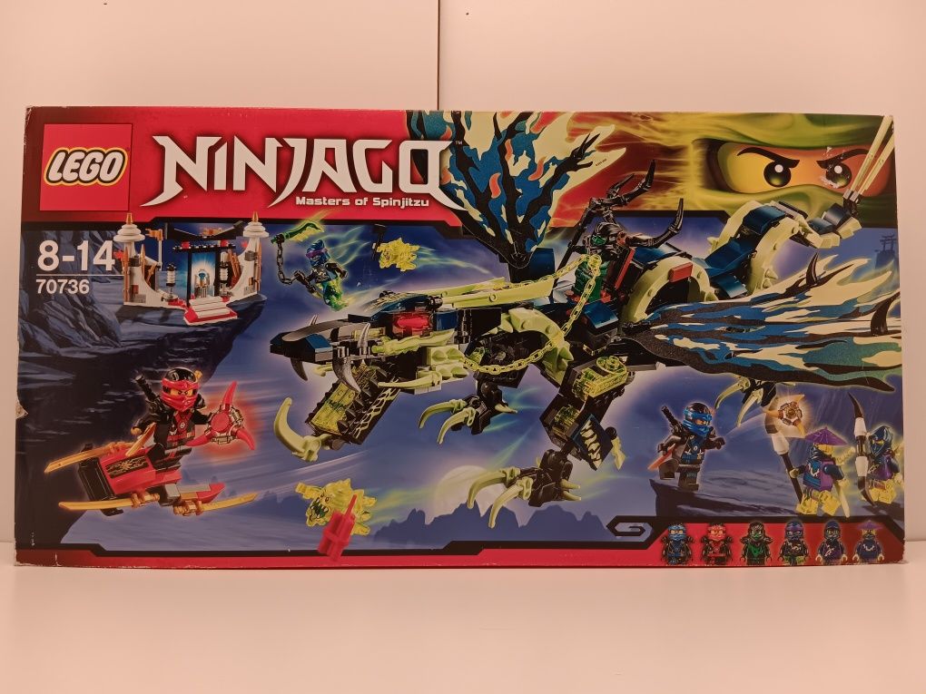 Nieotwarte Lego Ninjago 70736 - Atak smoka Morro