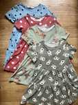Sukienka / sukienki 4 sztuki H&M rzomiar 122 / 128 -
