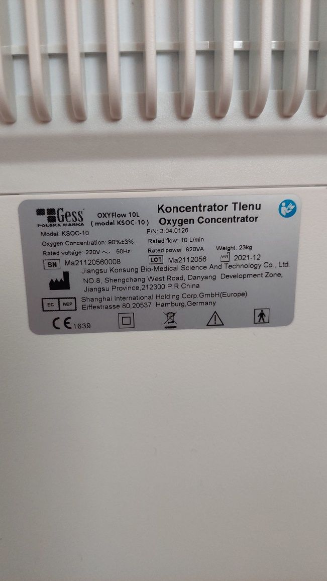 Koncentrator tlenu
