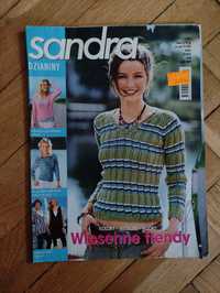 Sandra dzianiny - 3/2007 - Wiosenne trendy - wzory na druty