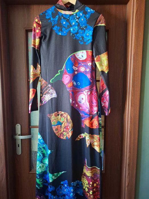 Sukienka desigualefekt mineralny Christian Lacroix