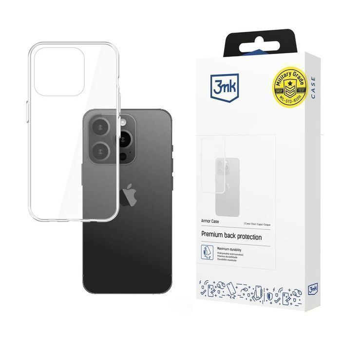 Etui 3Mk Armor Case Na Iphone 15 Pro - Przezroczyste