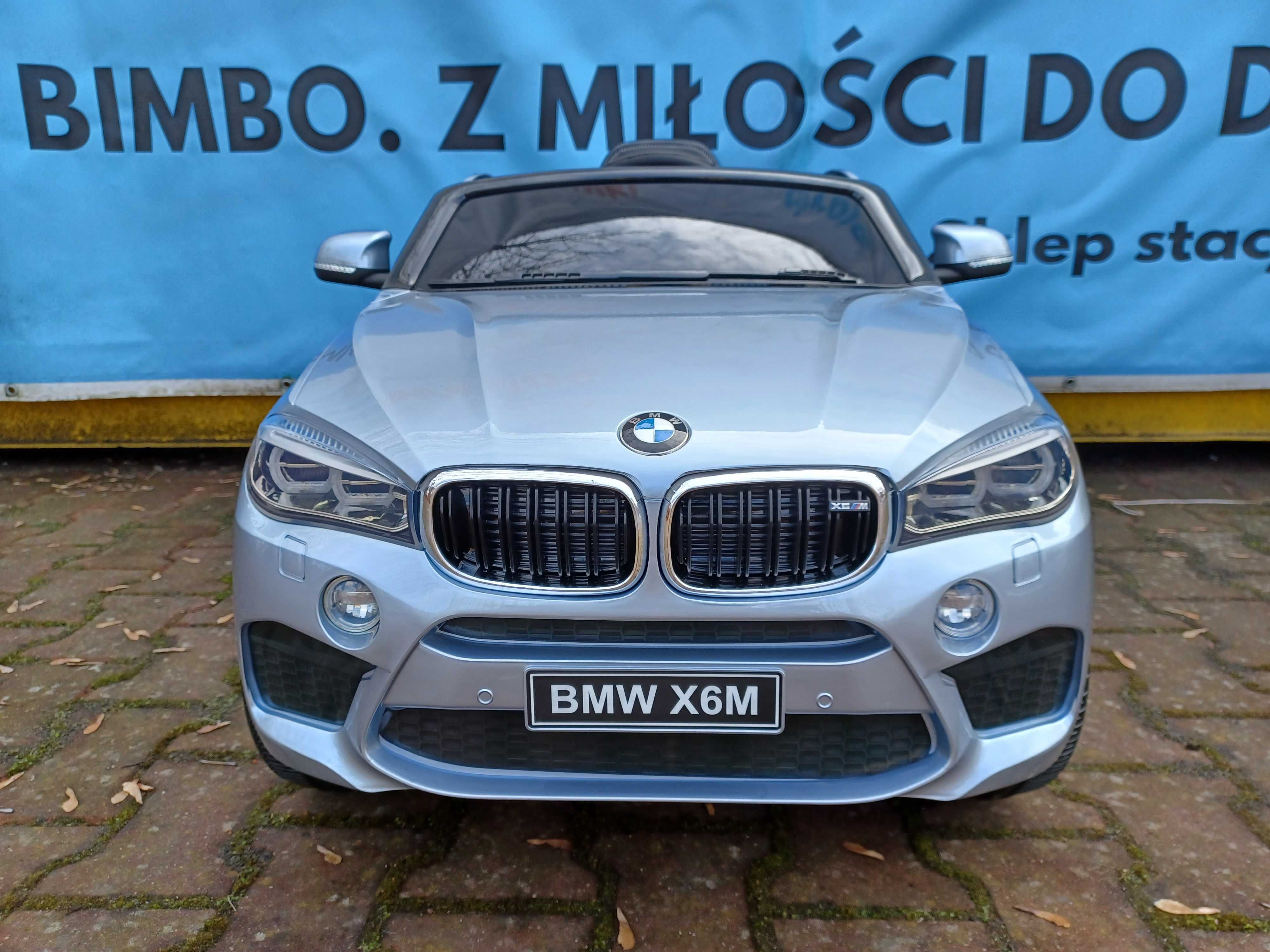 NOWY BMW X6M 12V LAKIEROWANY na akumulator 12V dla dzieci 2x45W +PILOT