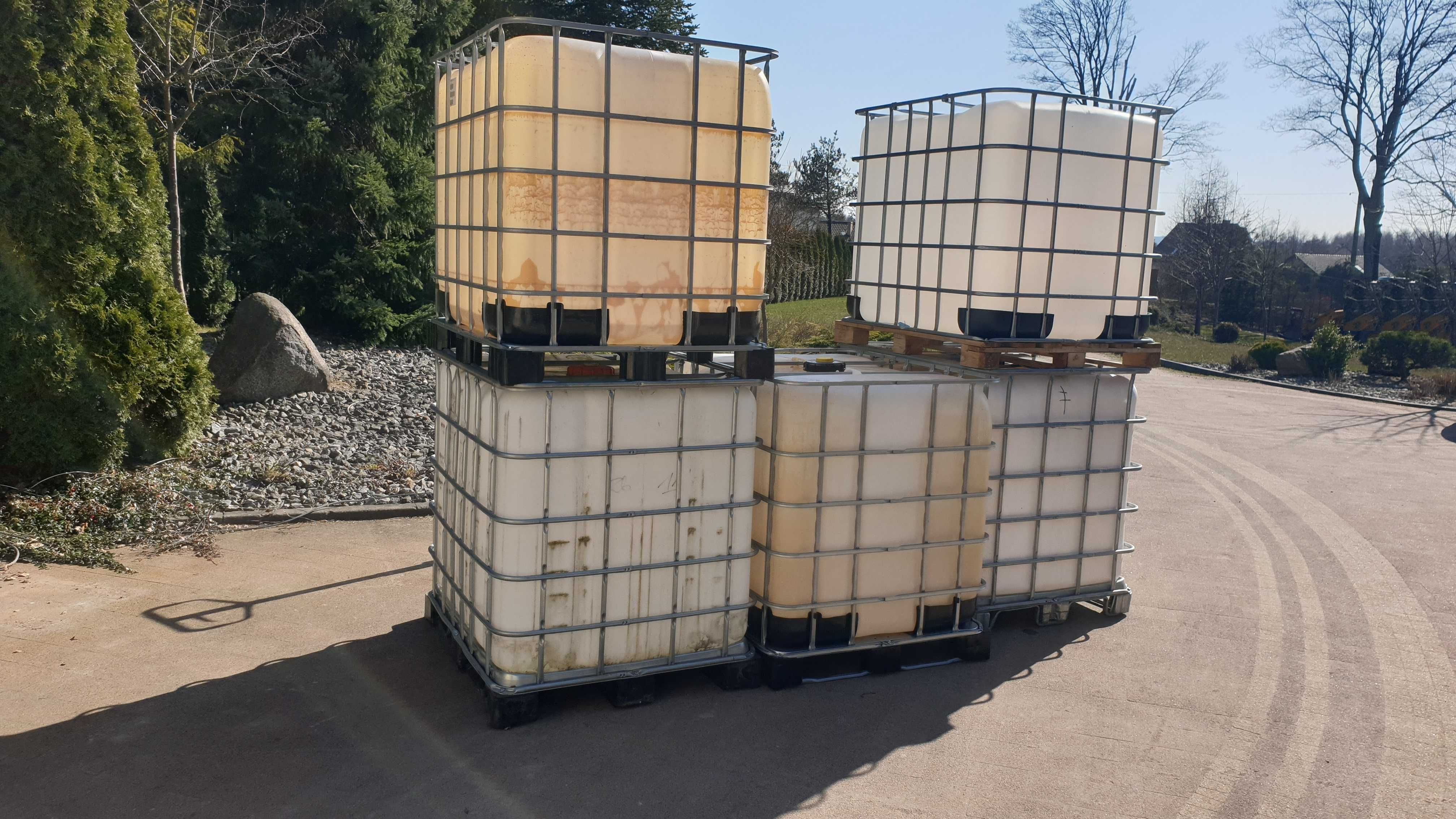 ZBIORNIK na wode 1000L, Pojemnik Mauzer, IBC, Beczka,Trojmiasto,szambo