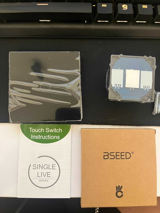 Szklany Dotykowy Włącznik Światła AC 240 V, W