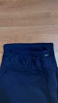 M & S spodnie granat elegant cotton elastic r 16  i XXL