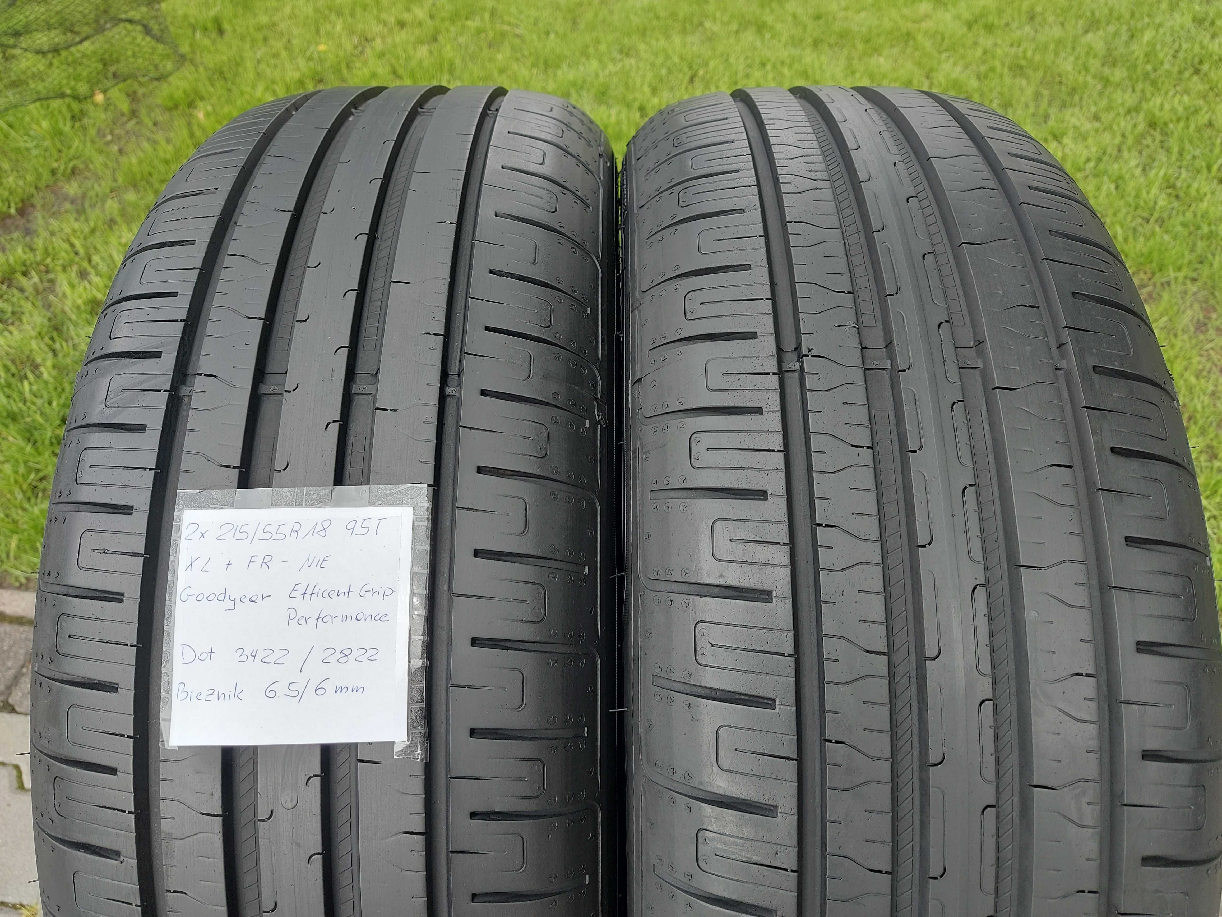 Para Lato 2x 215/55R18 95T Goodyear EfficentGrip Performance 2022rok