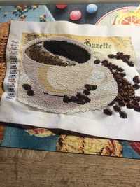 Схема вишита бісером «Ароматна кава»