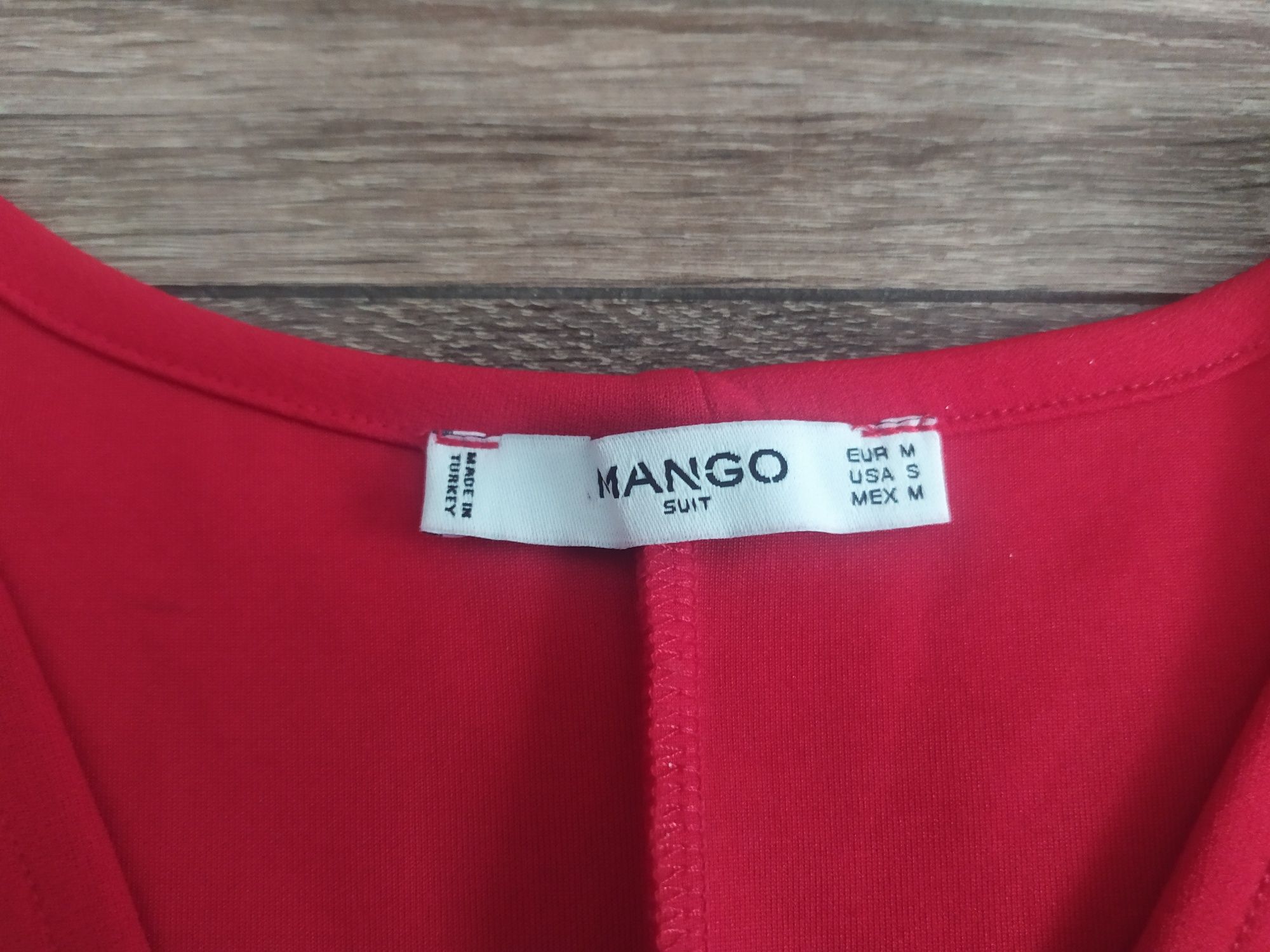 Czerwona sukienka Mango roz.38
