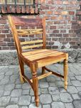 Krzesło drewno teak kolonialne egzotyczne ogrodowe jadalnia fotel boho