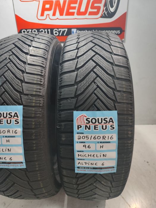 2 pneus semi novos Michelin 205/60R16 Oferta dos  Portes