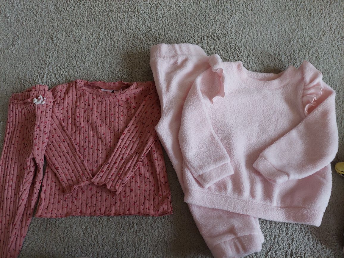 Одяг на дівчинку, светр, лосини, колготки 1-2 роки